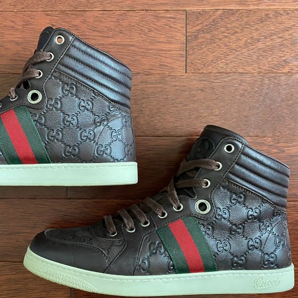 Brown Gucci High Top - Picture 3 of 3